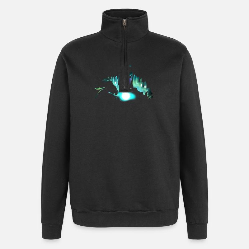 Welder - Sweat à zip 1/4 - noir