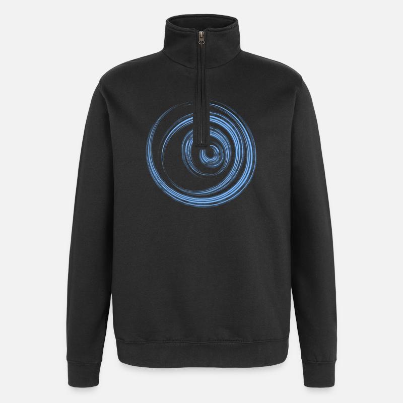 circle - Quarter-Zip Sweatshirt - black