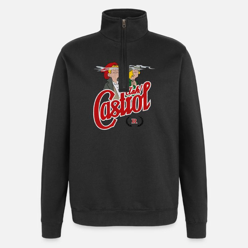 Aah Castrol R. - Quarter-Zip Sweatshirt - black