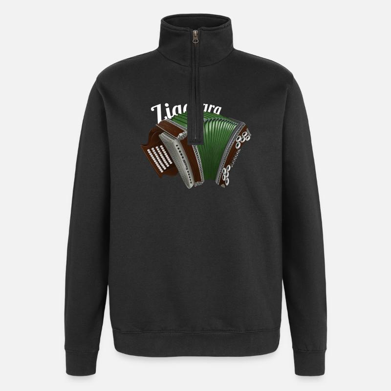 Ziachara // light | ZiachON! - Quarter-Zip Sweatshirt - black
