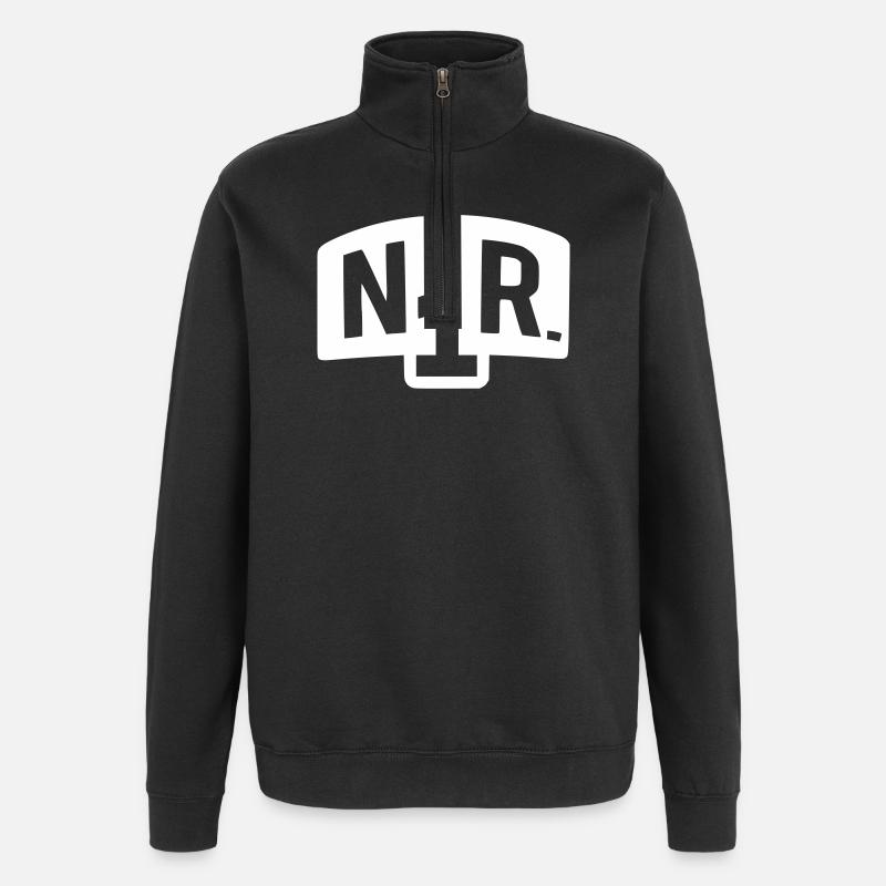 numéro non 1 un numéro - Sweat à zip 1/4 - noir