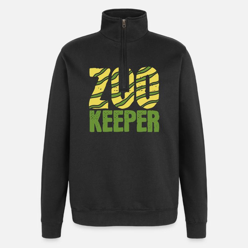 Zookeeper - Sweat à zip 1/4 - noir