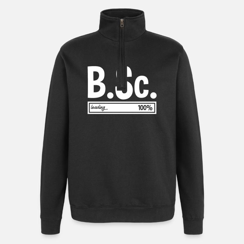 Bachelor of Science B.Sc. Abschluss - Quarter-Zip-Sweatshirt - Schwarz