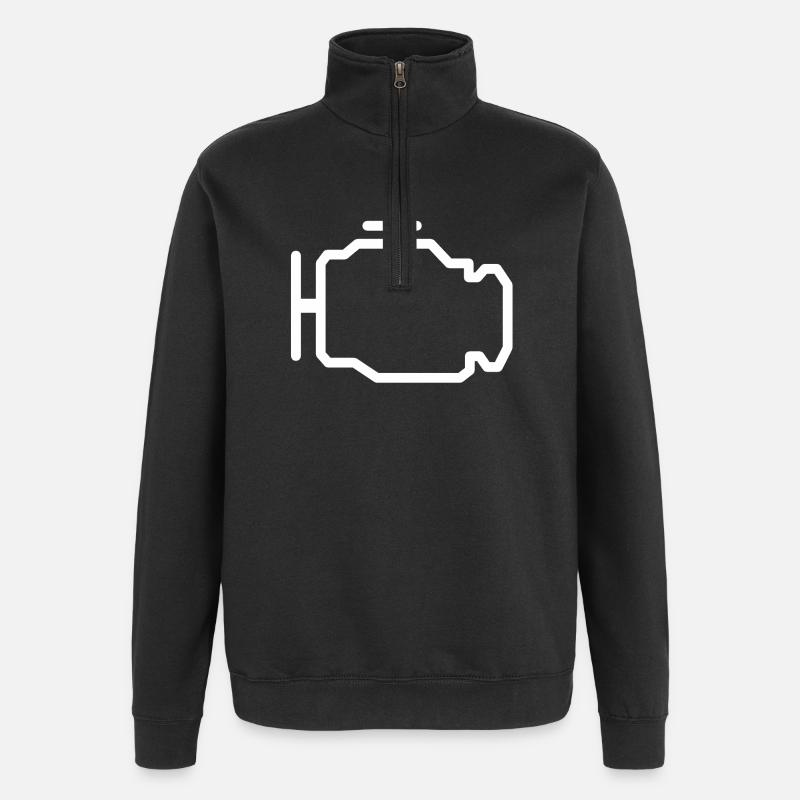 Engine - Quarter-Zip Sweatshirt - black