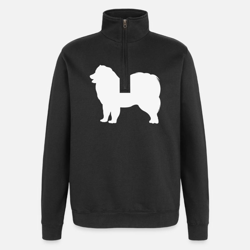 Samoyed - Quarter-Zip Sweatshirt - black