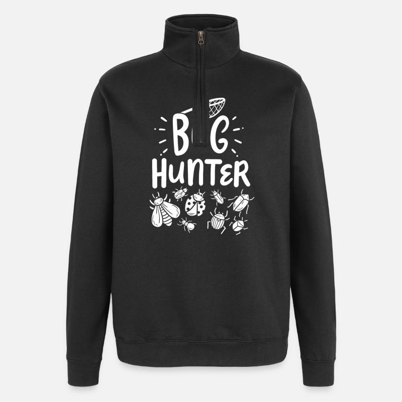 Insectes Entomologiste - Sweat à zip 1/4 - noir