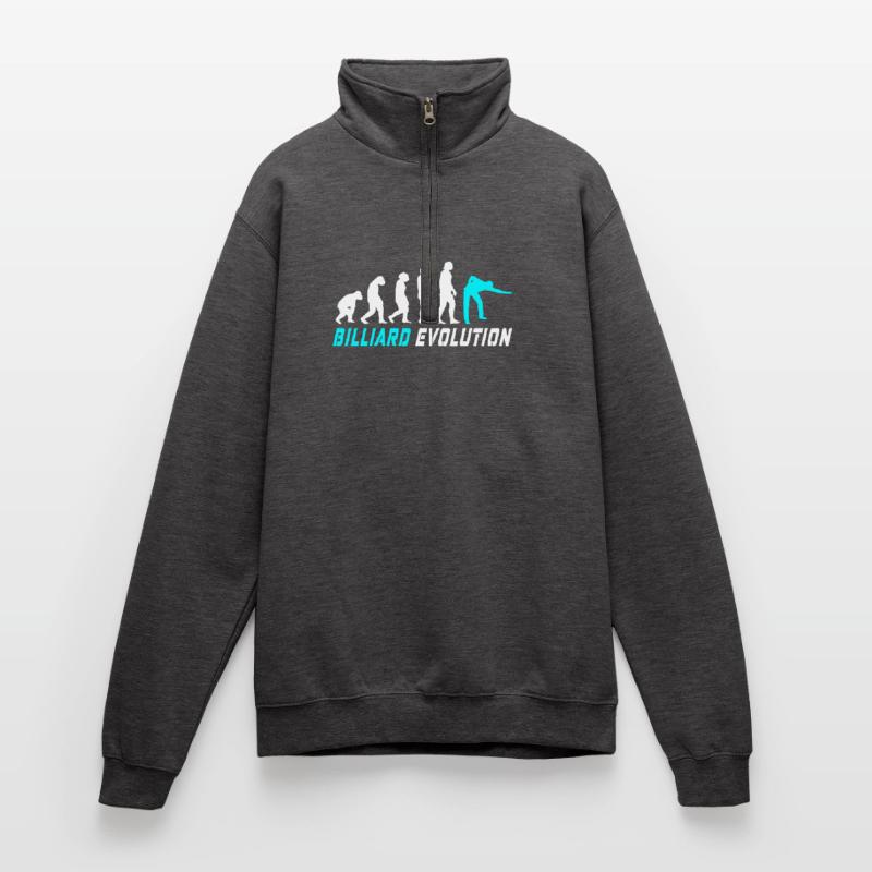Conception d'évolution de billard / idée cadeau Sweat à zip 1/4
