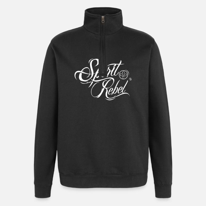 Spirit-Rebel® Classique Pascal Voggenhuber - Sweat à zip 1/4 - noir