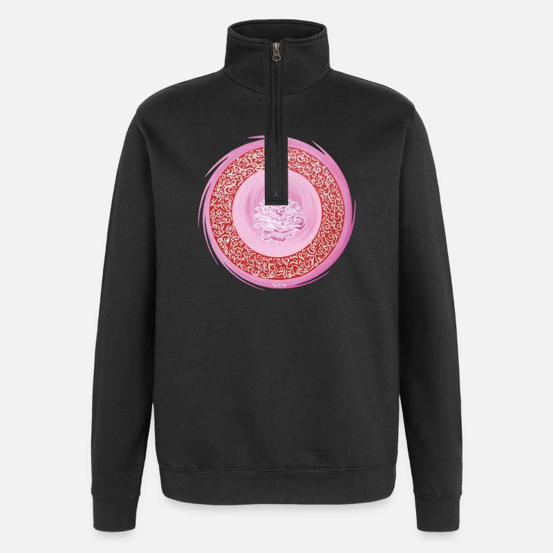 Sternentor Erzengel Chamuel - Sonja Ariel - Quarter-Zip-Sweatshirt - Schwarz