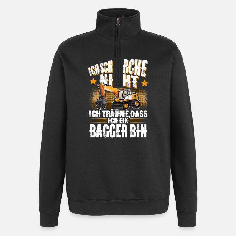 Bagger - Quarter-Zip-Sweatshirt - Schwarz
