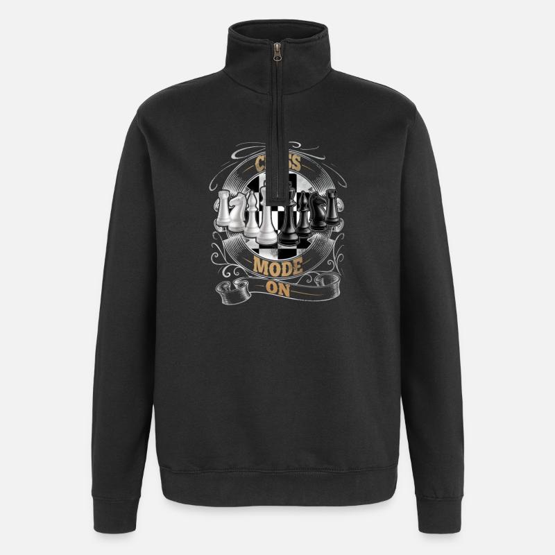 Chess - Quarter-Zip Sweatshirt - black