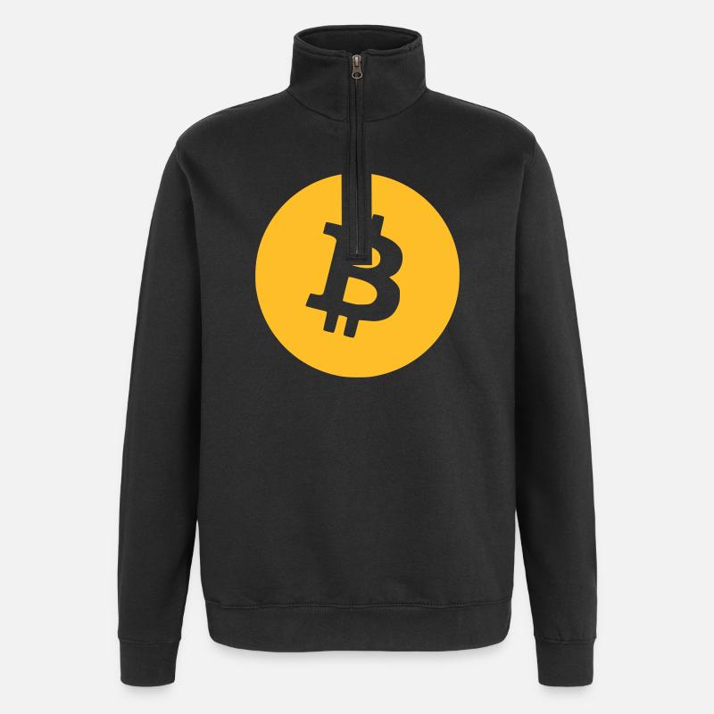 Bitcoin - Quarter-Zip Sweatshirt - black