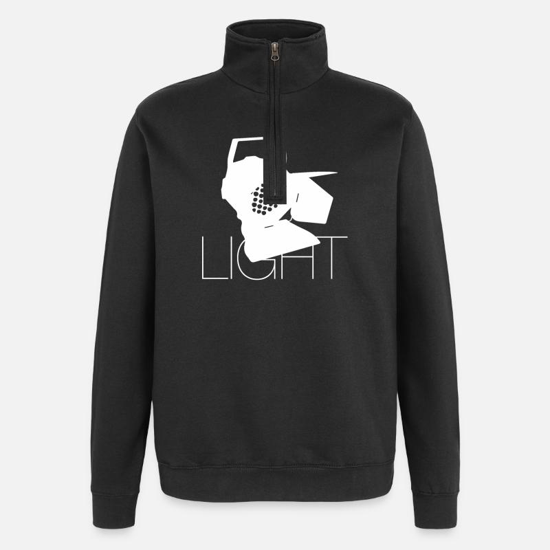Light - Quarter-Zip Sweatshirt - black