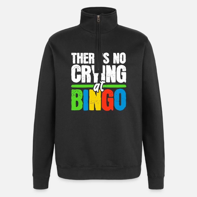 Bingo Bingo Joueurs Bingo Appels - Sweat à zip 1/4 - noir