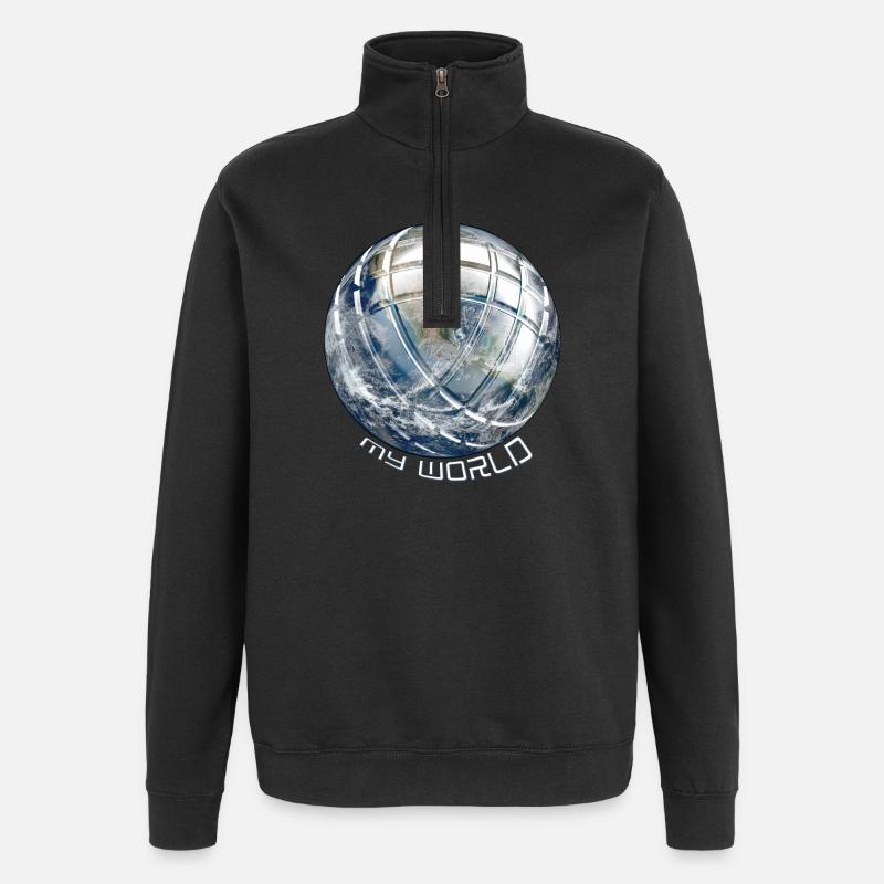 Die Petanque - Quarter-Zip-Sweatshirt - Schwarz
