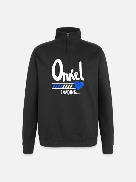 Onkel 2022 loading - Quarter-Zip-Sweatshirt - Schwarz
