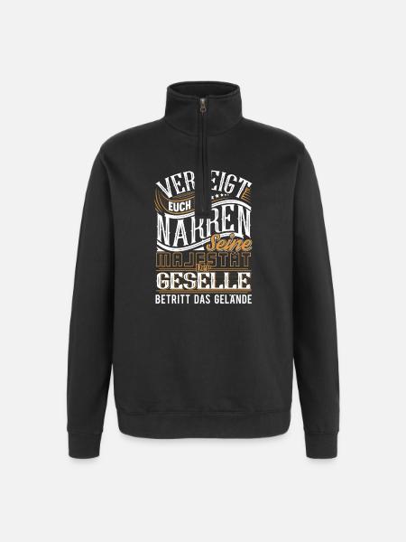 Geselle Gesellenprüfung - Quarter-Zip-Sweatshirt - Schwarz