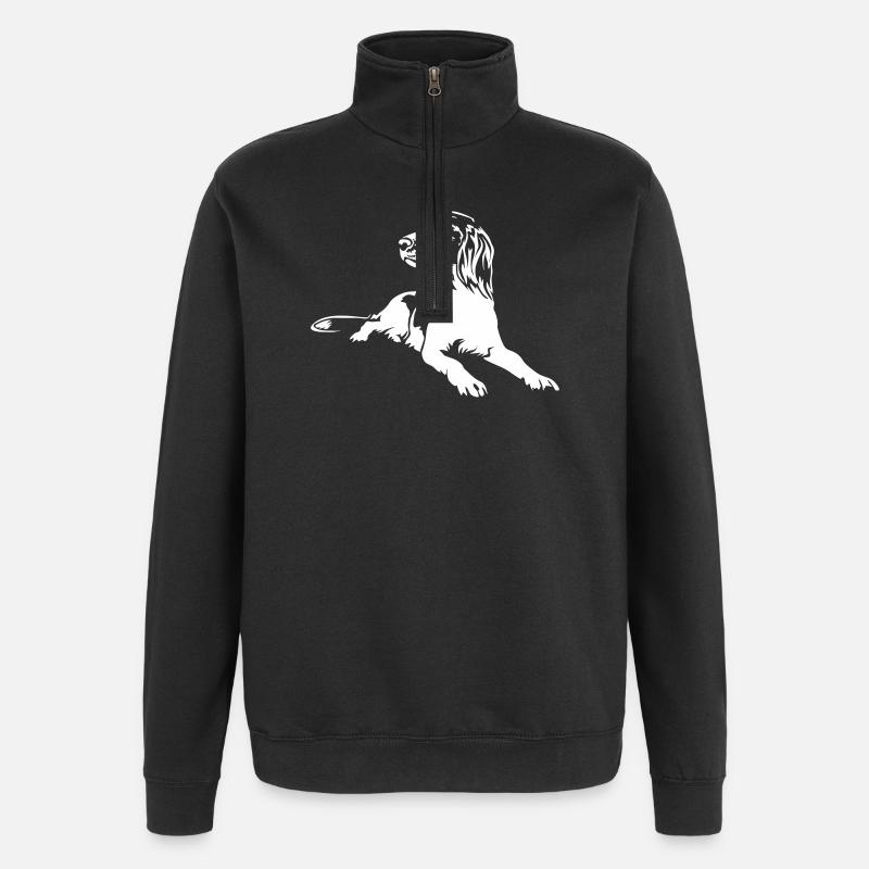 Münsterland « Édition Noire » - Sweat à zip 1/4 - noir