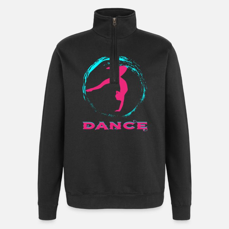 Dance - Quarter-Zip Sweatshirt - black
