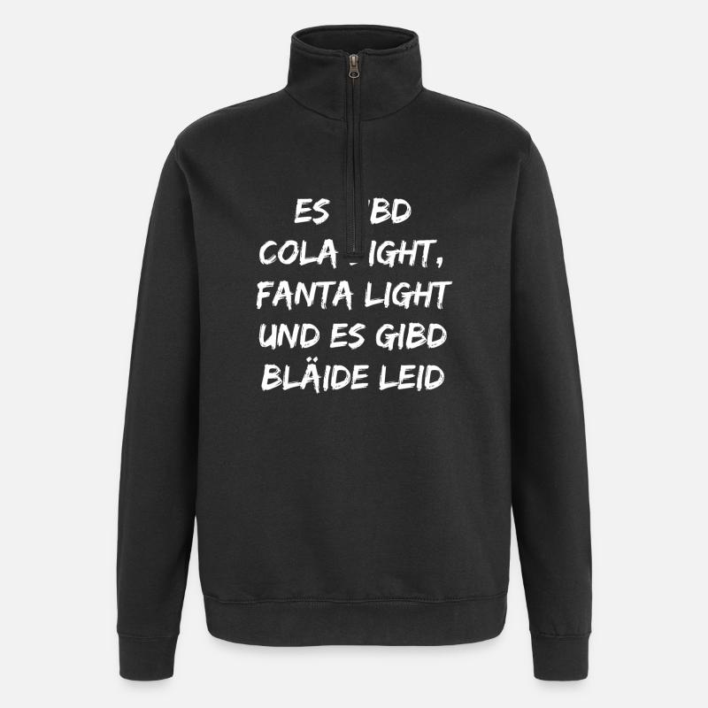 Bläide Leid - Quarter-Zip-Sweatshirt - Schwarz