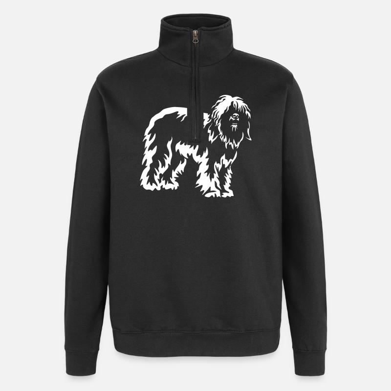 Portuguese Shepherd "Black Edition" - Quarter-Zip Sweatshirt - black