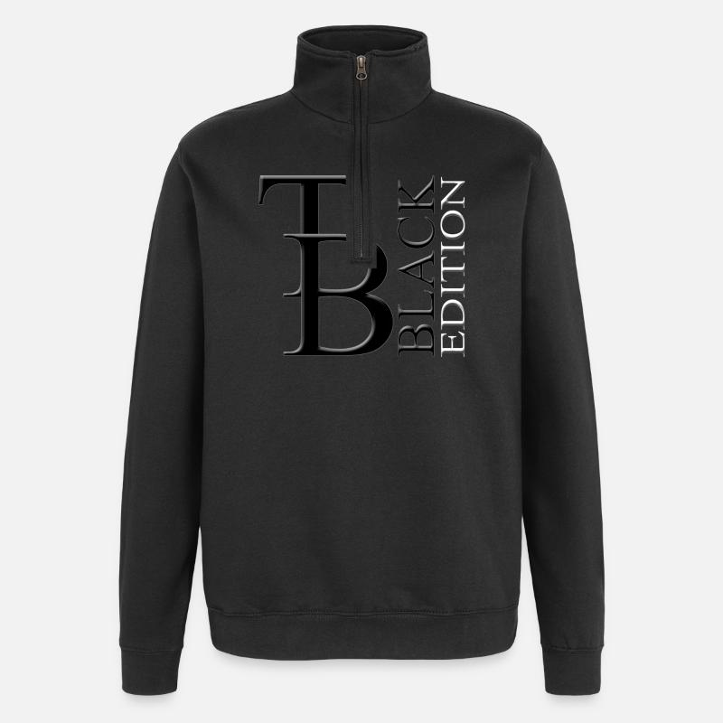 TB édition noire - Sweat à zip 1/4 - noir