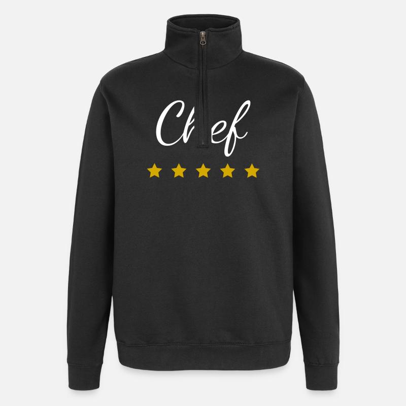 Chef 5 star Hotel - Quarter-Zip Sweatshirt - black