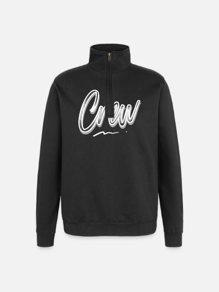 Crew - Quarter-Zip Sweatshirt - black