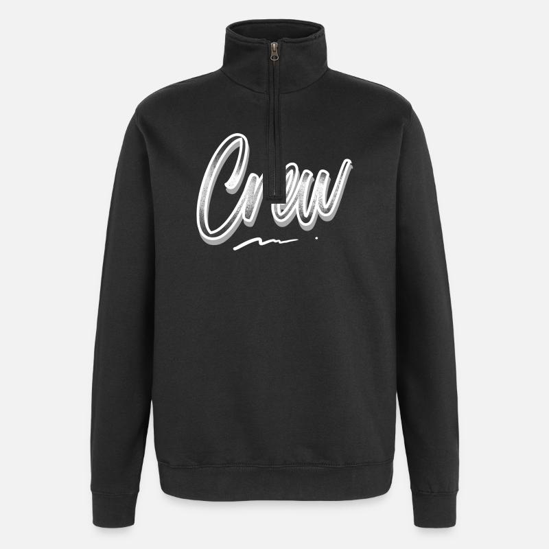 Crew - Quarter-Zip Sweatshirt - black