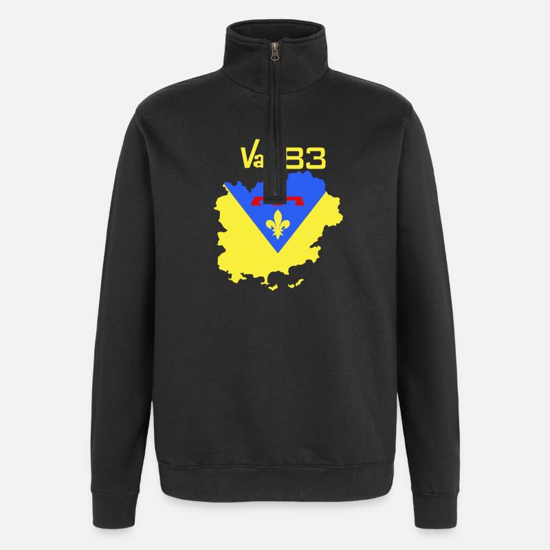 Var - Quarter-Zip Sweatshirt - black