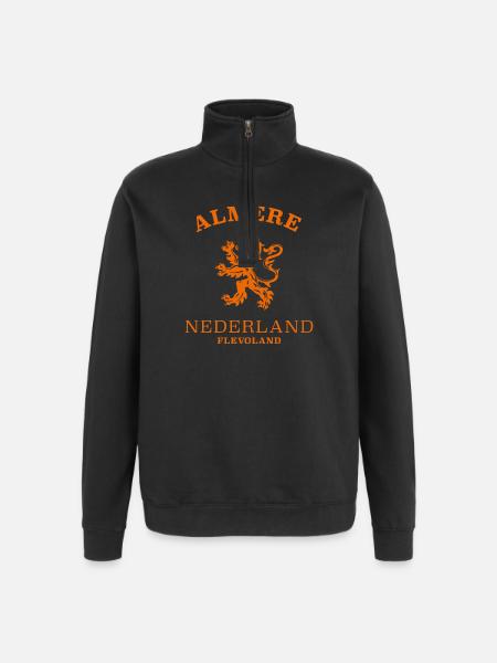 ALMERE Nederland Niederlande Netherlands - Quarter-Zip Sweatshirt - black