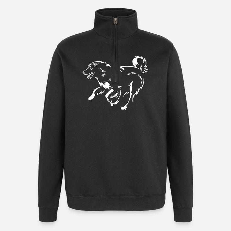 Australian Shepherd "Black Edition" - Quarter-Zip Sweatshirt - black