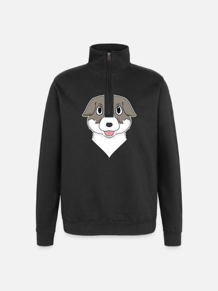 Bangkaew thaïlandais - Sweat à zip 1/4 - noir