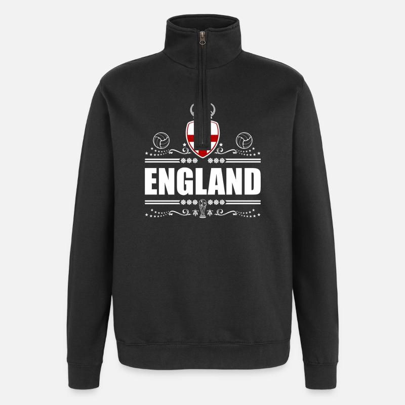 LÄSSIGES ENGLAND - Quarter-Zip-Sweatshirt - Schwarz