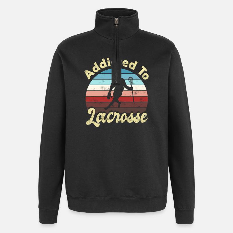Lacrosse - Sweat à zip 1/4 - noir
