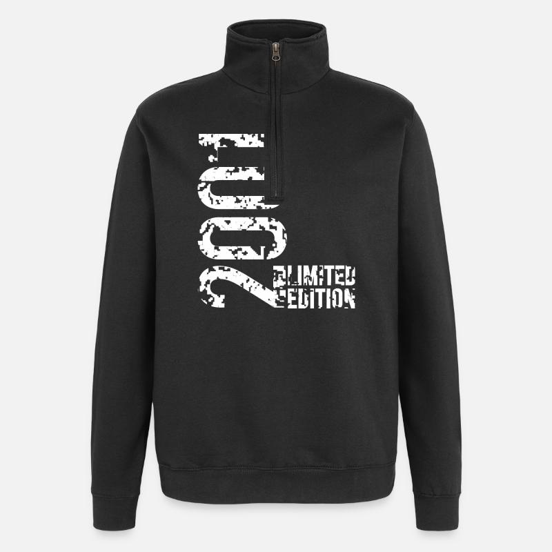 Limited édition l'an 2001 - Sweat à zip 1/4 - noir