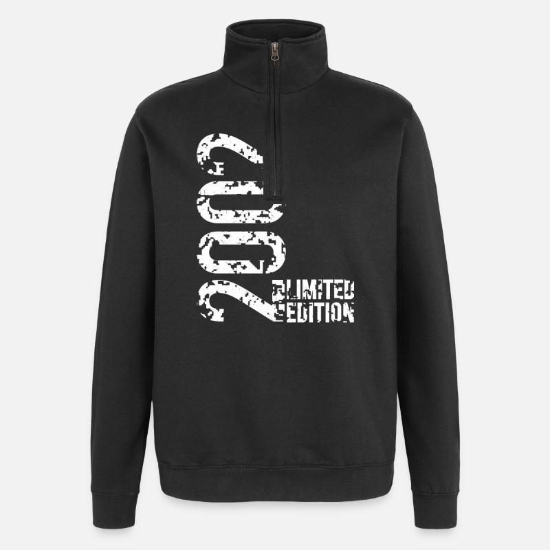 Limited édition l'an 2002 - Sweat à zip 1/4 - noir