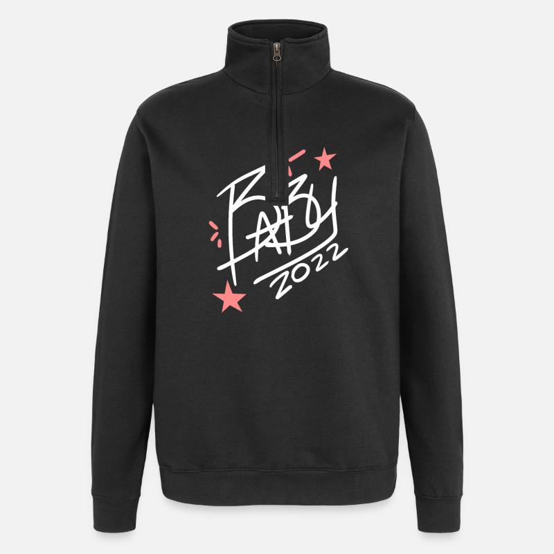 Bébé 2022 - Naissance Enceinte 2022 - Sweat à zip 1/4 - noir