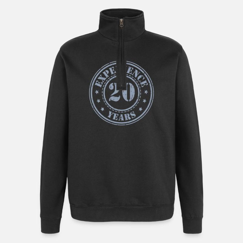 20 ans d’expérience 20 ans - Sweat à zip 1/4 - noir