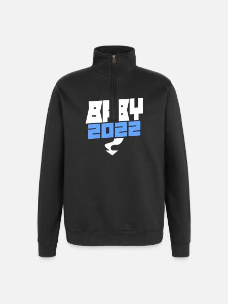 Bébé 2022 - Naissance Enceinte 2022 - Sweat à zip 1/4 - noir