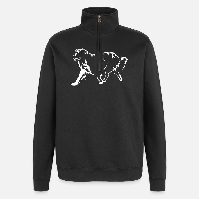 Berger australien « Black Edition » - Sweat à zip 1/4 - noir