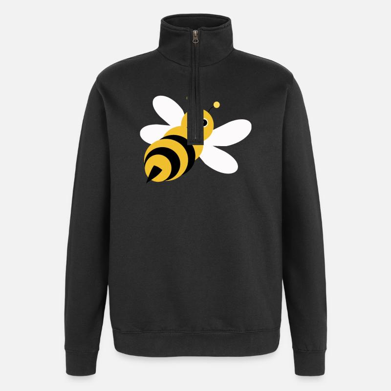Bee Bee Beekeeper Gift Christmas - Quarter-Zip Sweatshirt - black