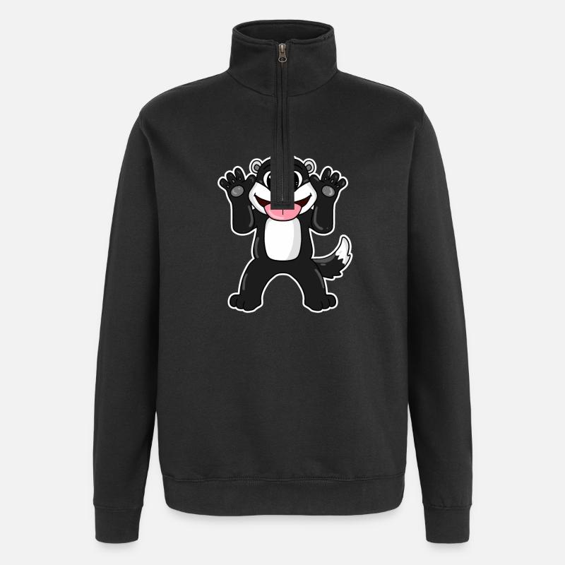 Badger Badger - Quarter-Zip Sweatshirt - black