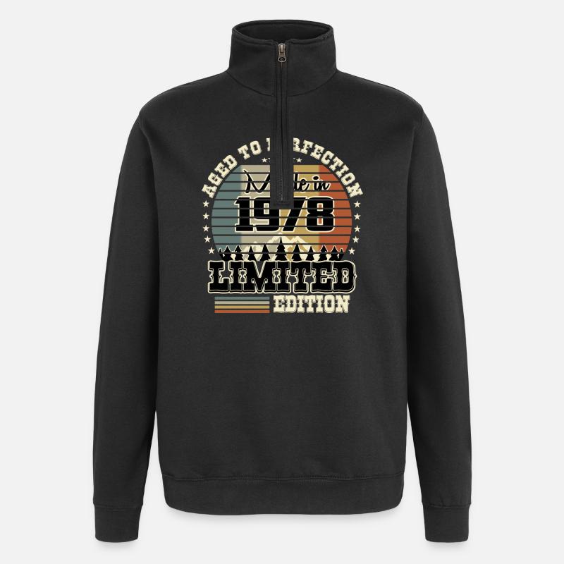 Édition limitée 1978 - Sweat à zip 1/4 - noir