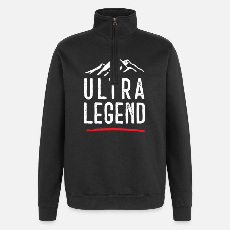 Ultra Legend - Quarter-Zip Sweatshirt - black