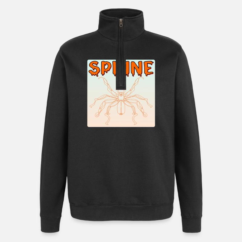 HALLOWEEN KOSTÜME - SPINNENTIERE SPINNE - Quarter-Zip-Sweatshirt - Schwarz