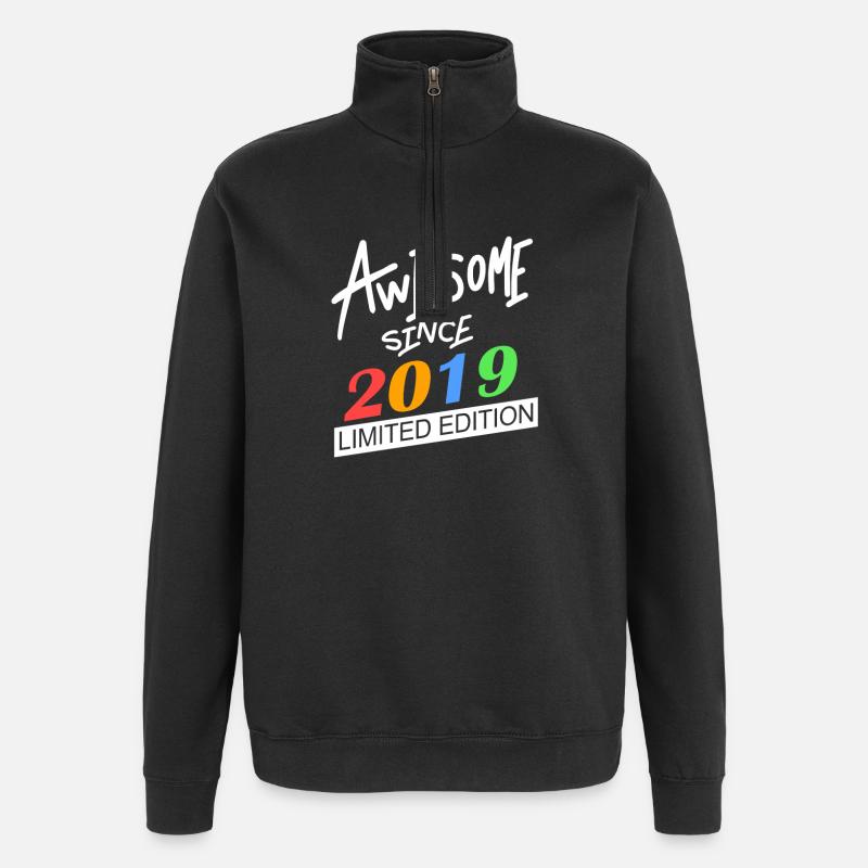 2019 - Promotion 2019 - Sweat à zip 1/4 - noir