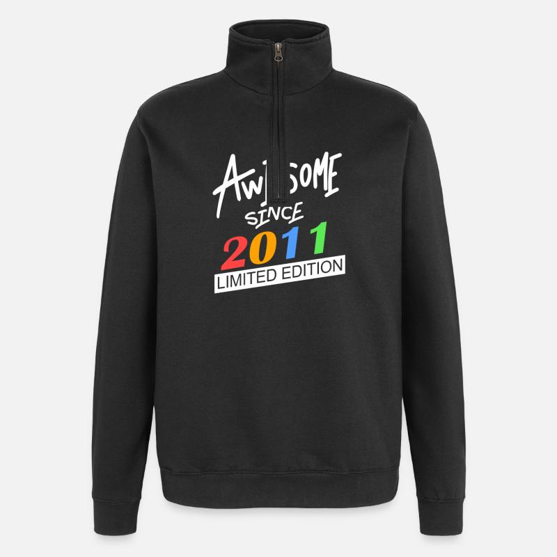 2011 - Né en 2011 - Sweat à zip 1/4 - noir