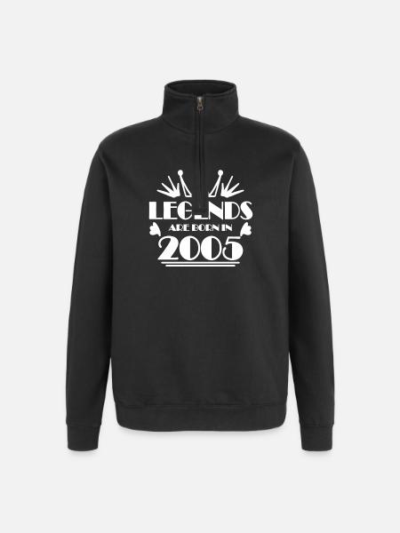 2005 - Born 2005 - Quarter-Zip Sweatshirt - black