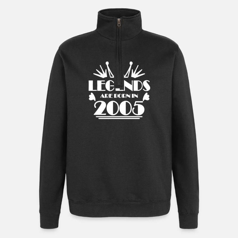 2005 - Born 2005 - Quarter-Zip Sweatshirt - black